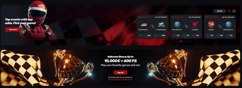 Reload-Aktionen und Krypto Redracer Bonus